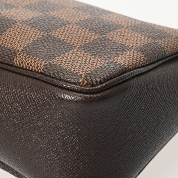 LOUIS VUITTON Brown Damier Canvas Pouch - Picture 9 of 11